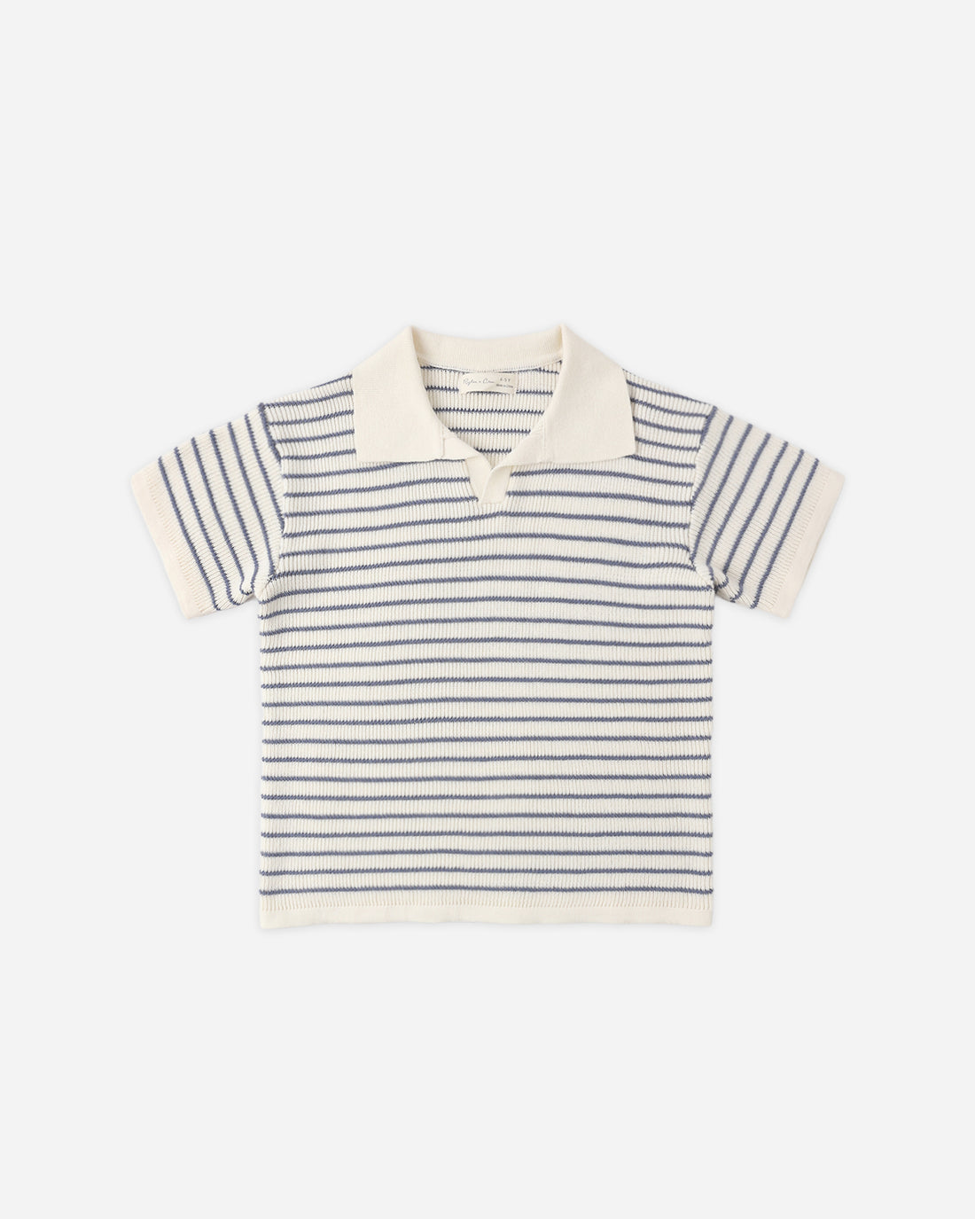 Rylee + Cru Chandler Knit Polo - Marine Stripe