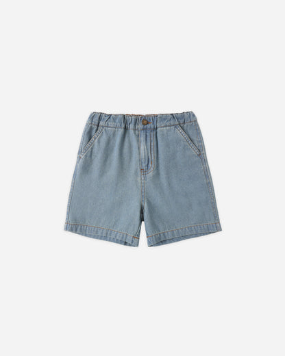Rylee + Cru Dawson Short - Washed Blue