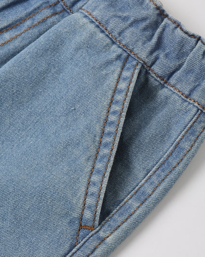 Rylee + Cru Dawson Short - Washed Blue