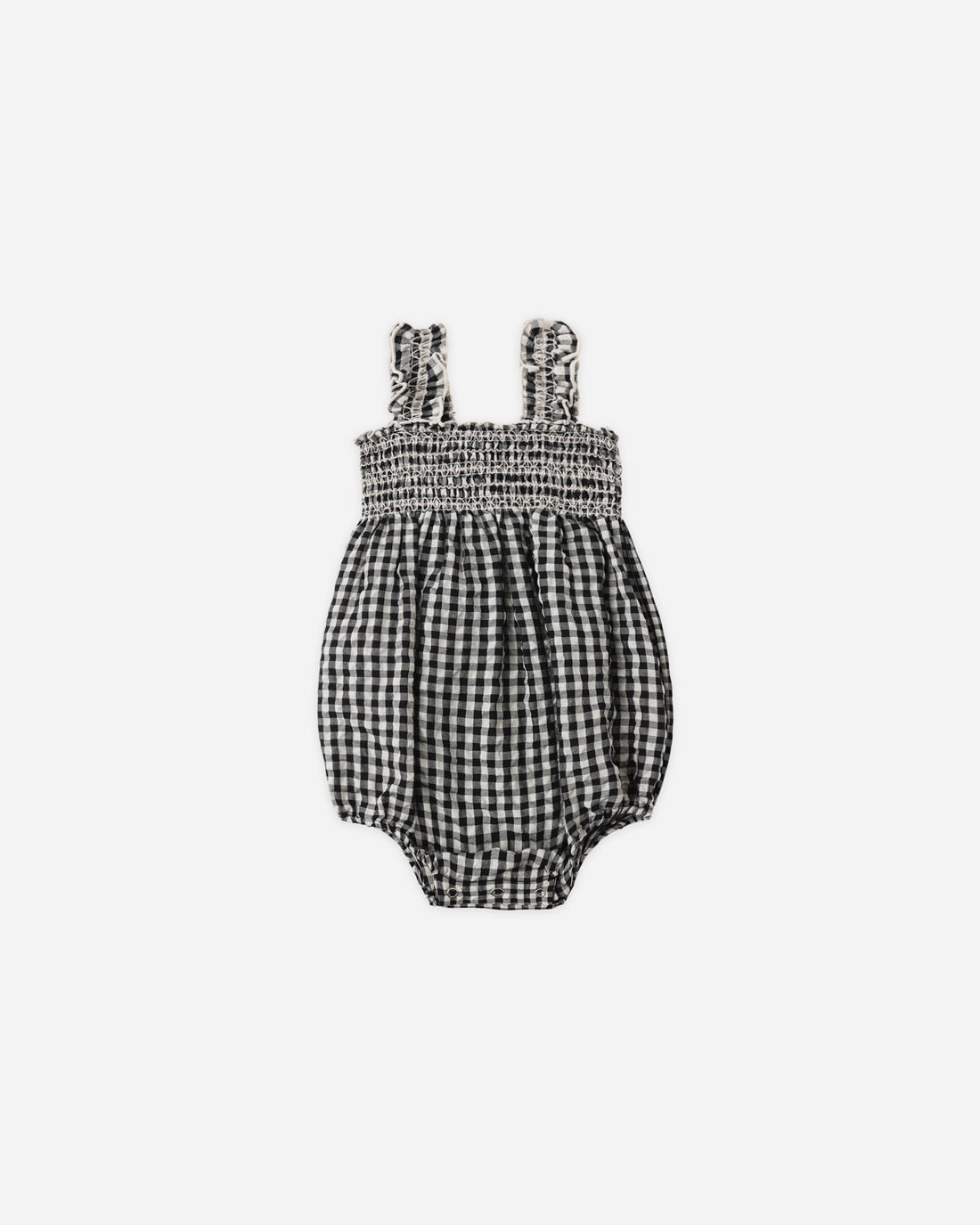 Rylee + Cru Julia Romper - Black Check