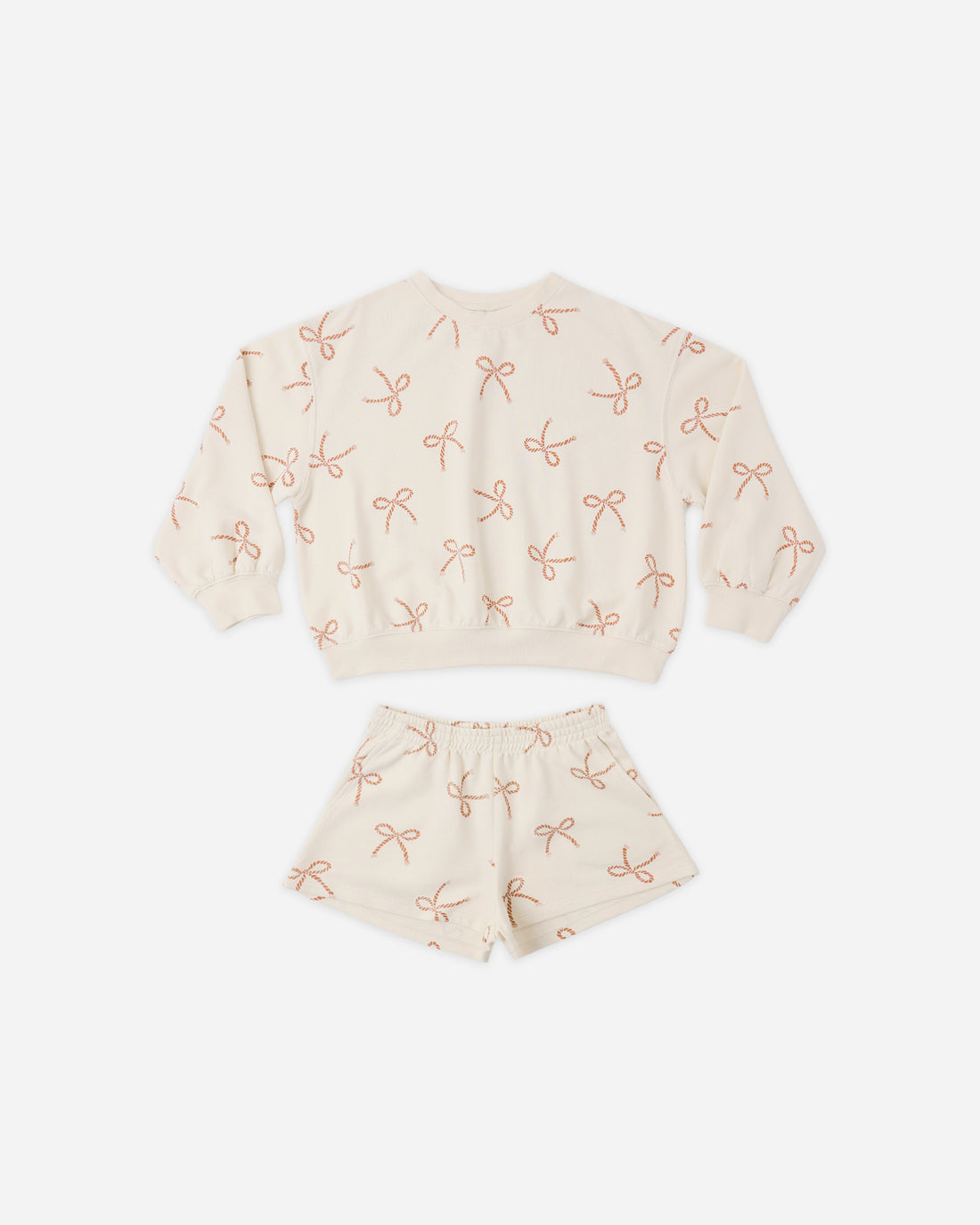 Rylee + Cru Summer Terry Set - Sailor Bows
