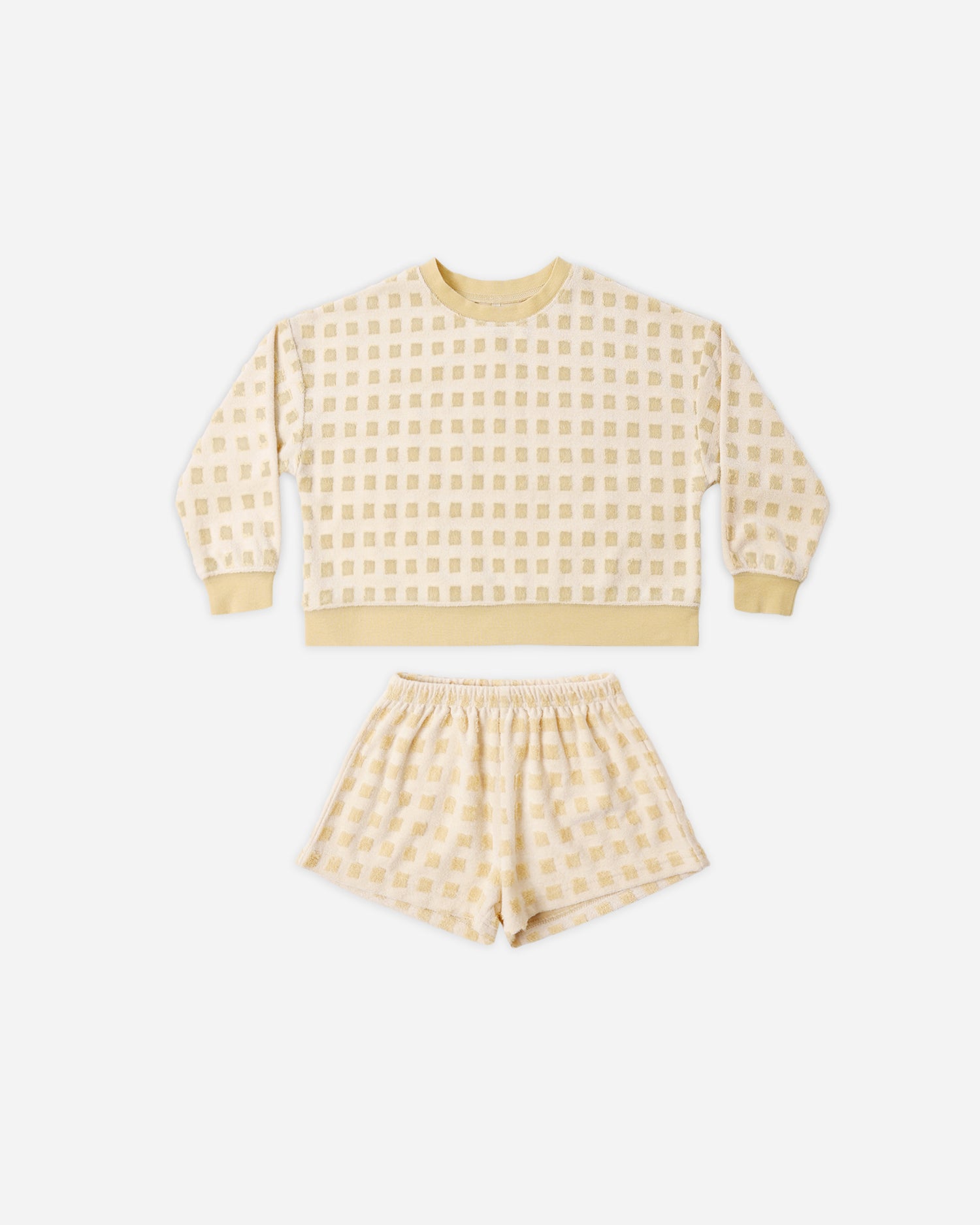 Rylee + Cru Karli Set - Butterscotch Grid