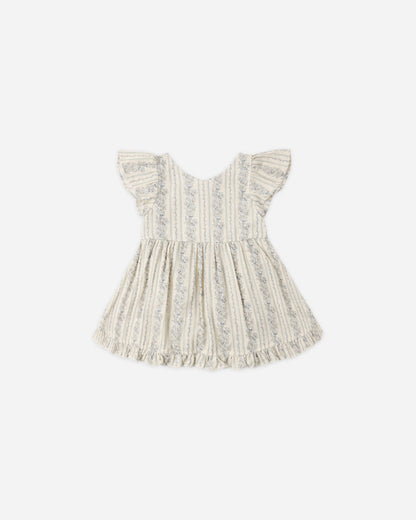 Rylee + Cru Lila Romper - Blue Floral