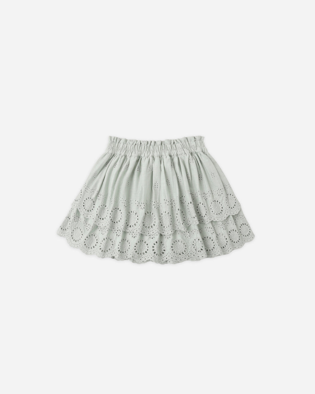 Rylee + Cru Rose Mini Skirt - Seafoam