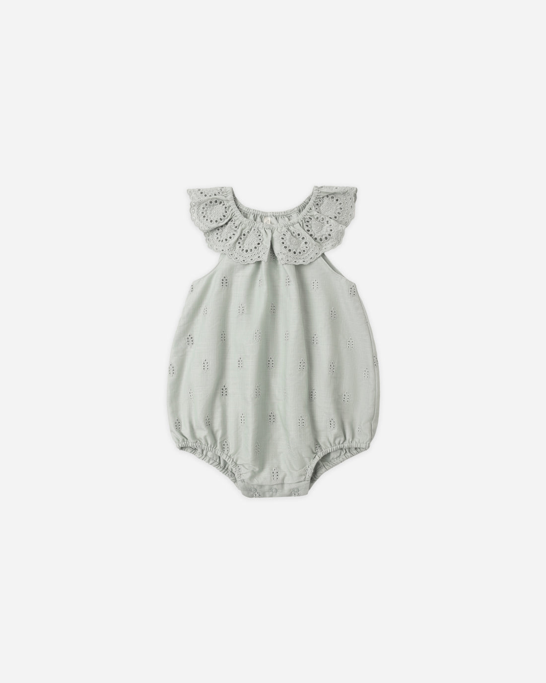 Rylee + Cru Myla Romper - Seafoam