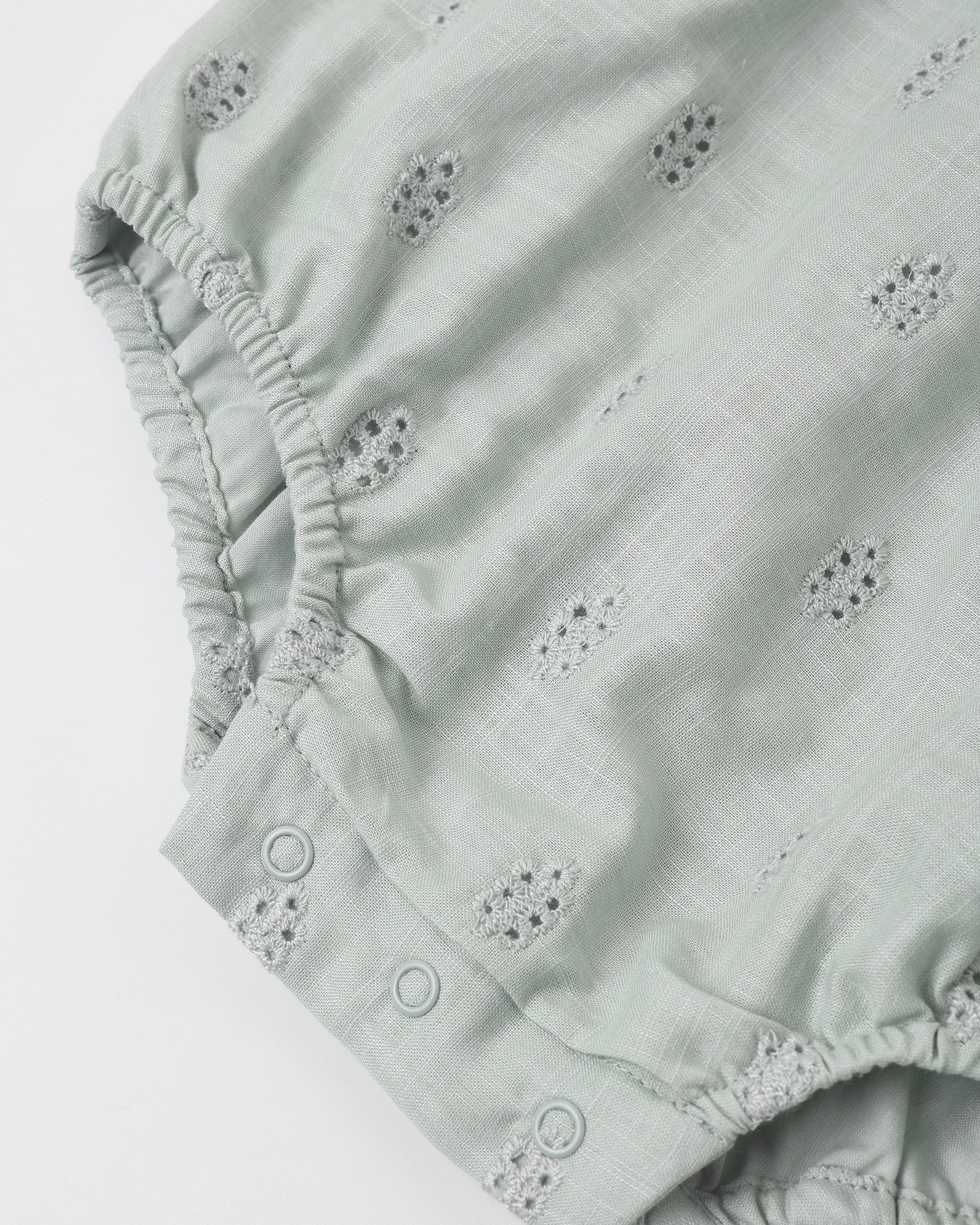 Rylee + Cru Myla Romper - Seafoam