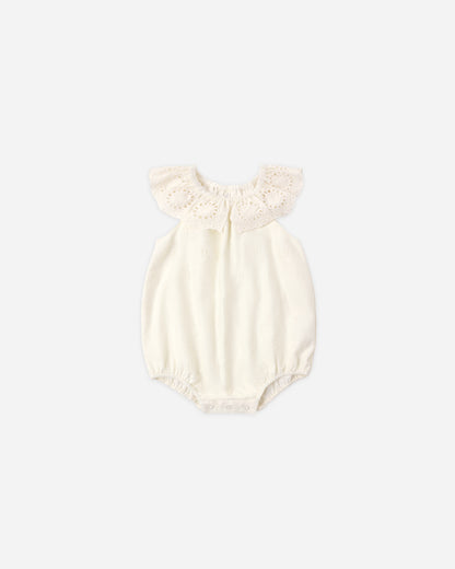 Rylee + Cru Myla Romper - Ivory