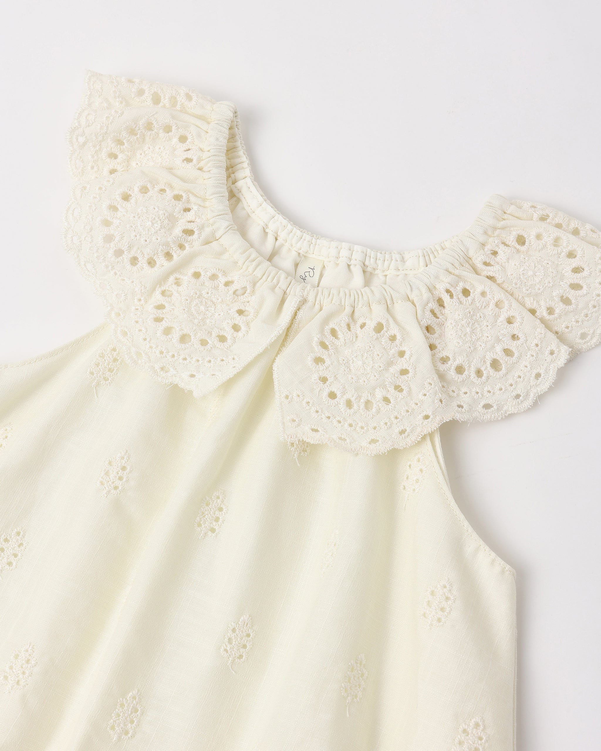 Rylee + Cru Myla Romper - Ivory