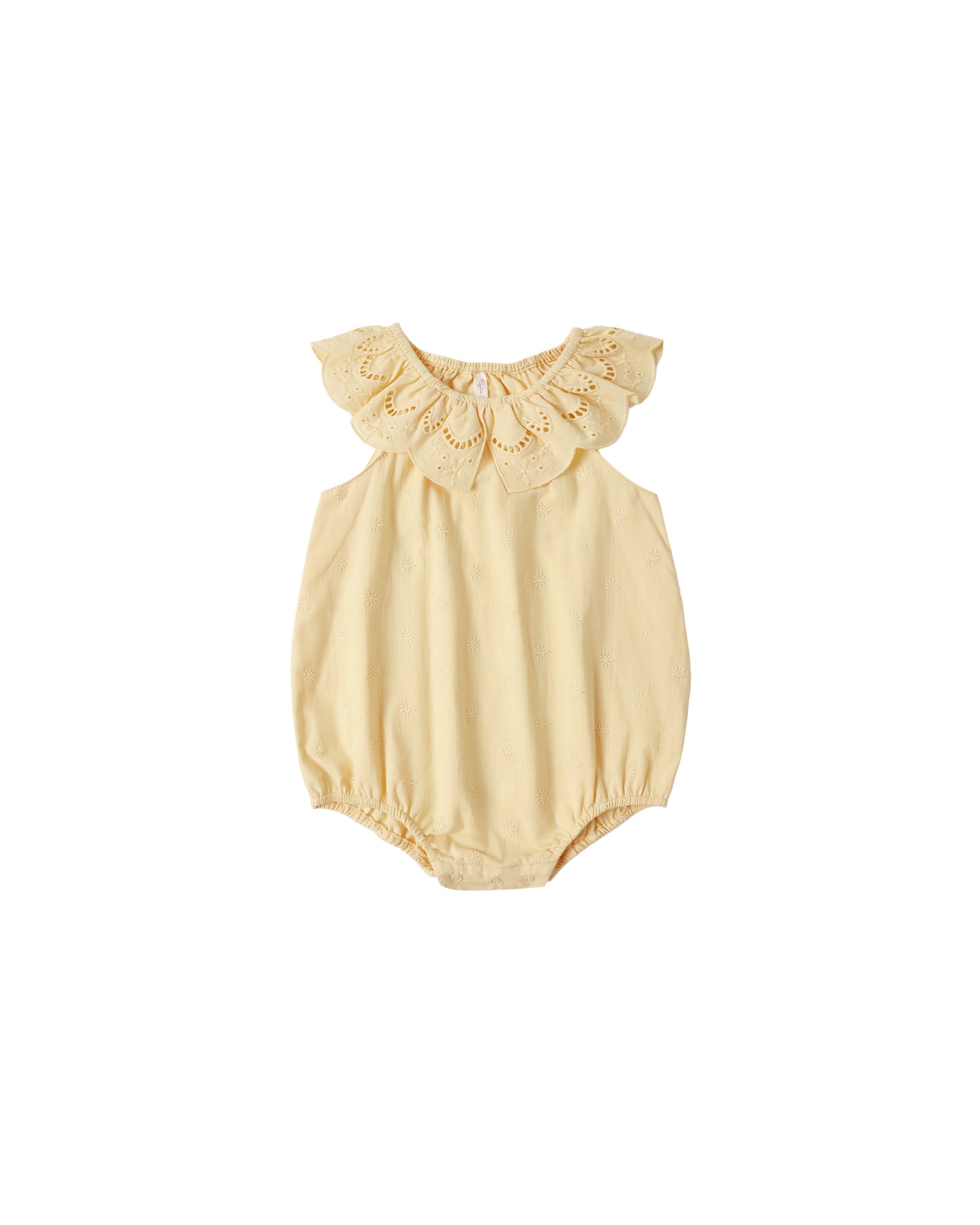 Rylee + Cru Myla Romper - Lemon