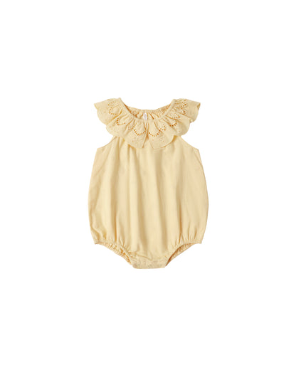 Rylee + Cru Myla Romper - Lemon
