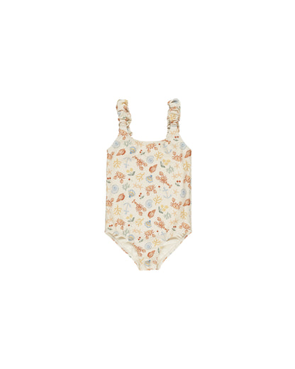 Rylee + Cru Scrunch One Piece - Nautical