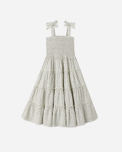 Rylee + Cru Taylor Dress - Green Fleur