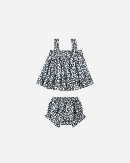 Rylee + Cru Lala Set - Navy Floral