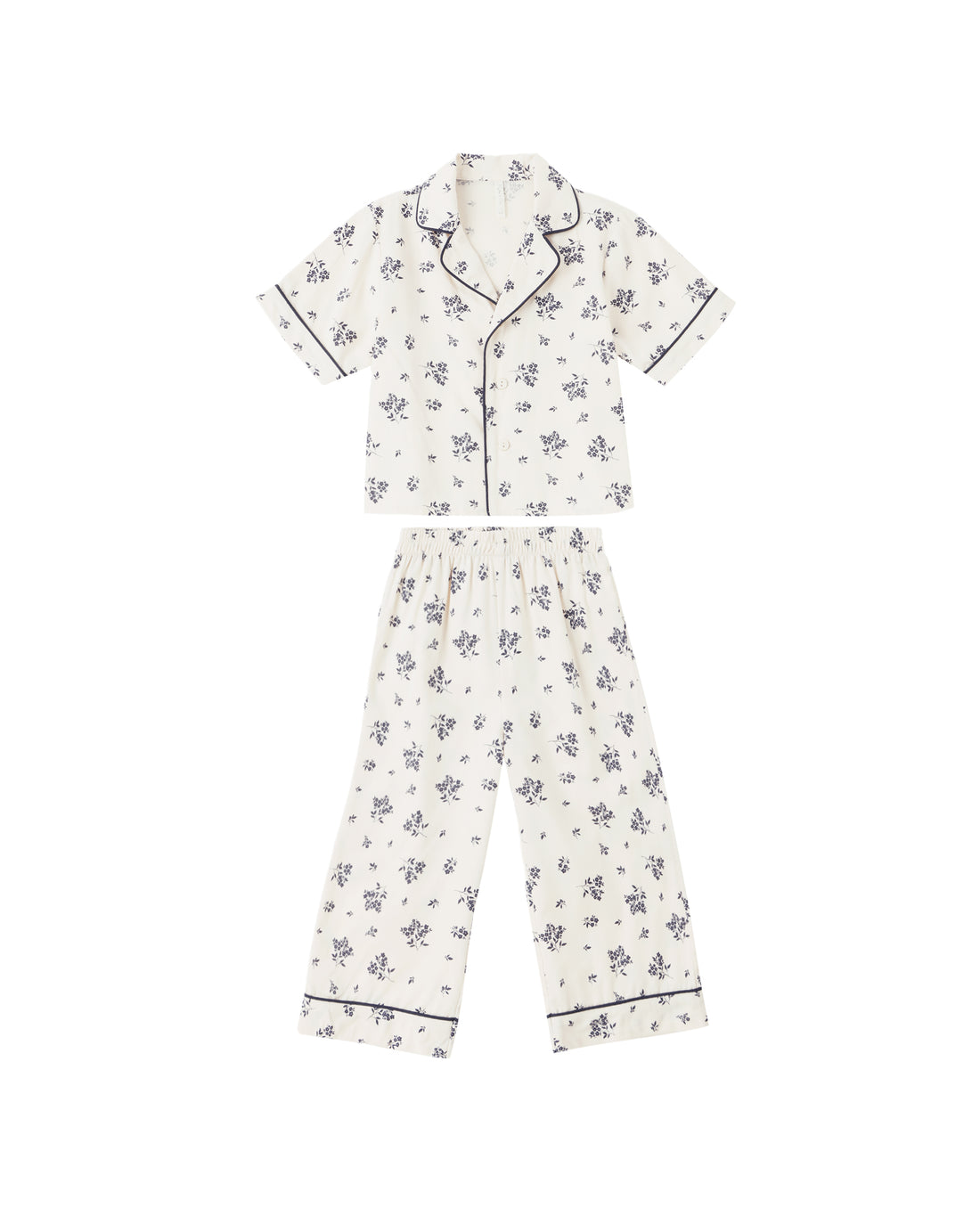 Rylee + Cru Woven Pajama Set - Blue Floral