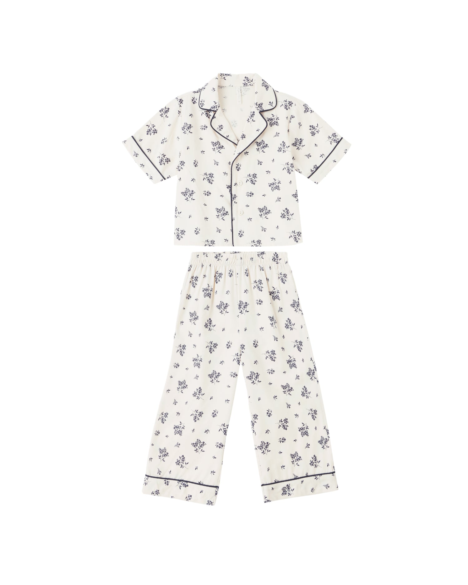 Rylee + Cru Woven Pajama Set - Blue Floral
