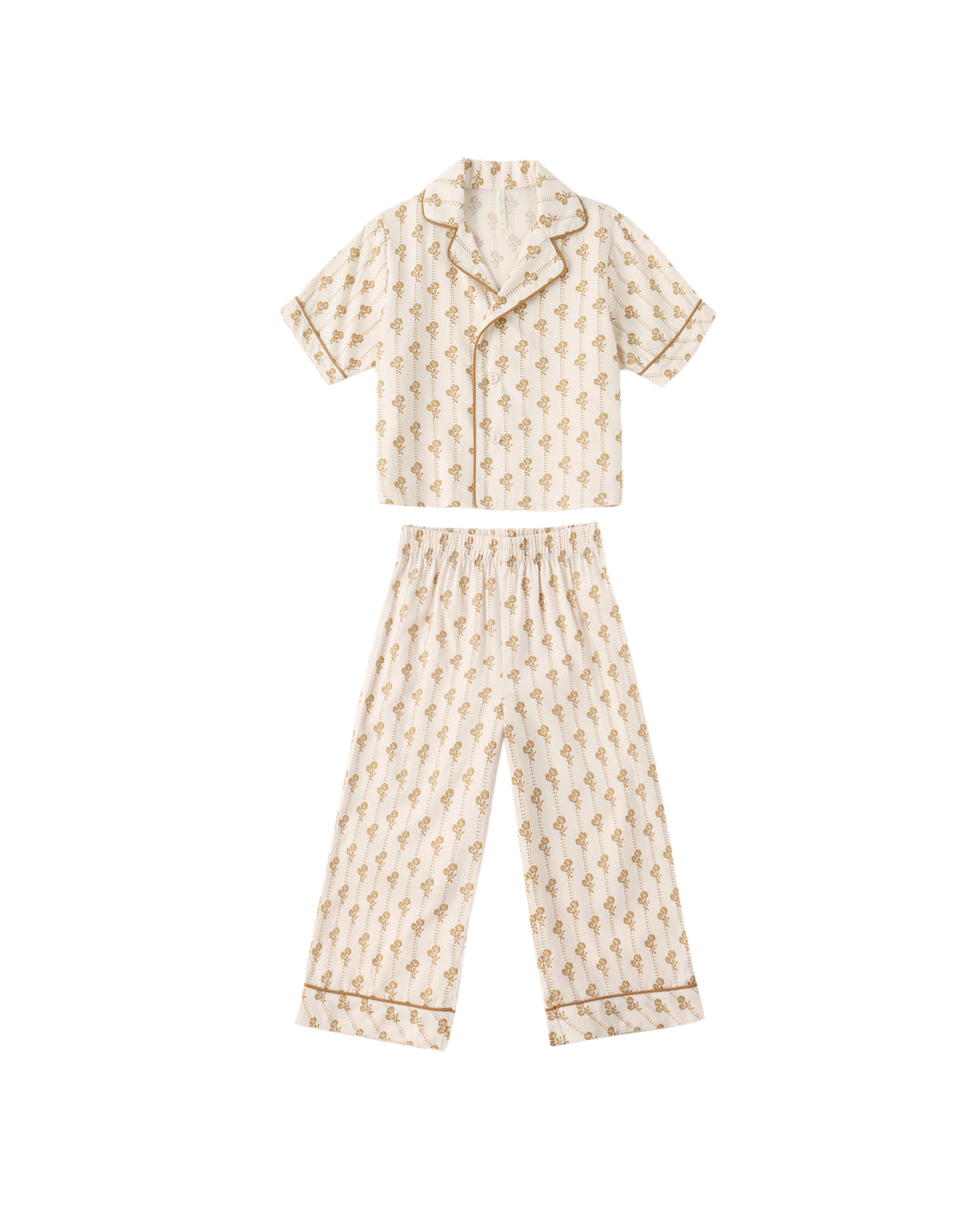 Rylee + Cru Woven Pajama Set - Golden Bloom