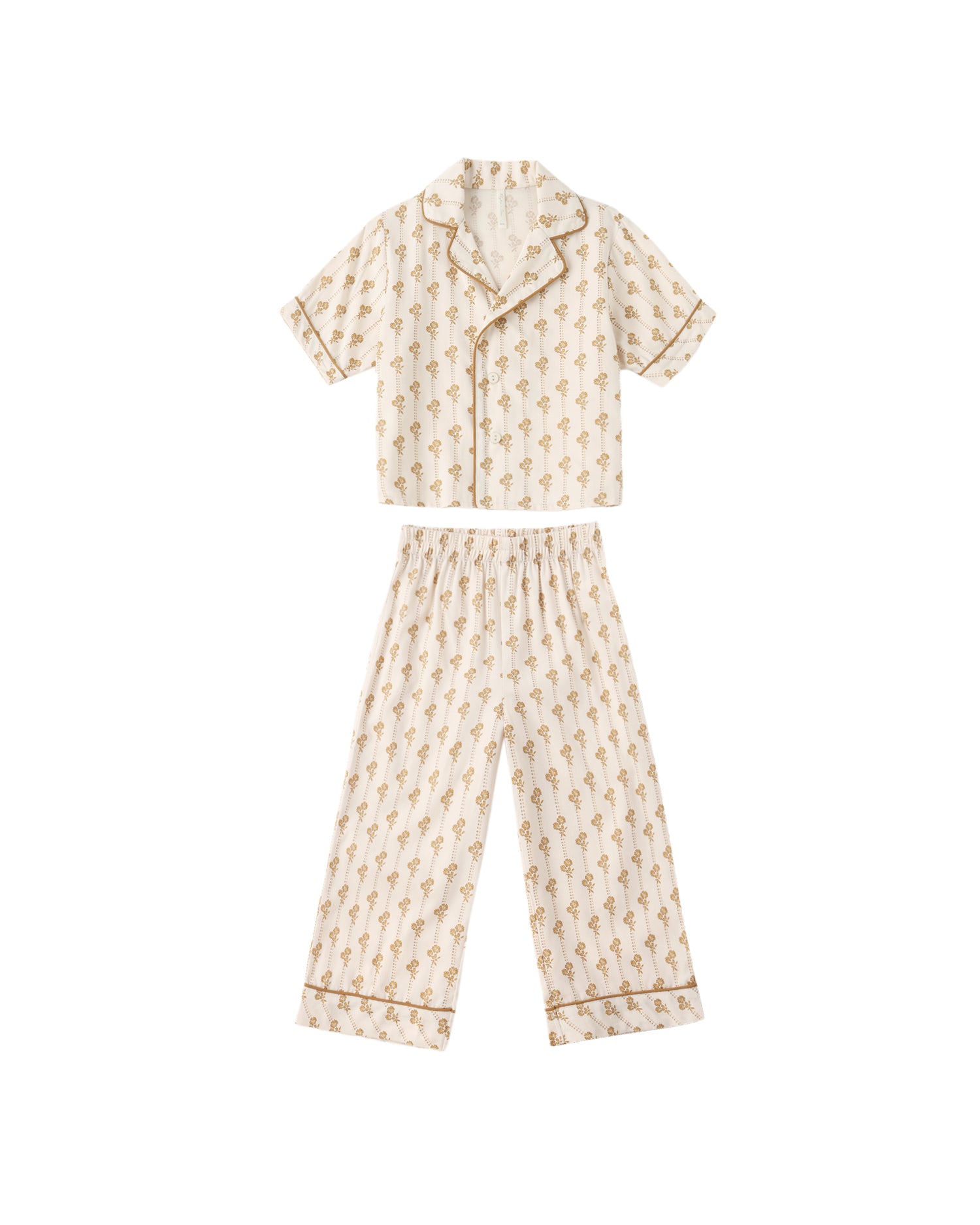 Rylee + Cru Woven Pajama Set - Golden Bloom
