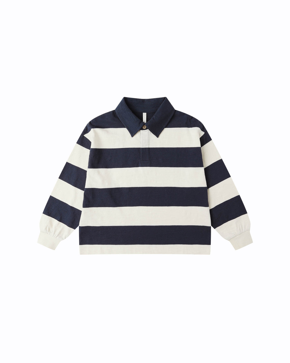 Rylee + Cru Rugby Polo - Navy Stripe