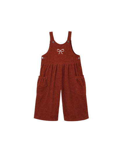 Rylee + Cru Wide Leg Overall - Ruby