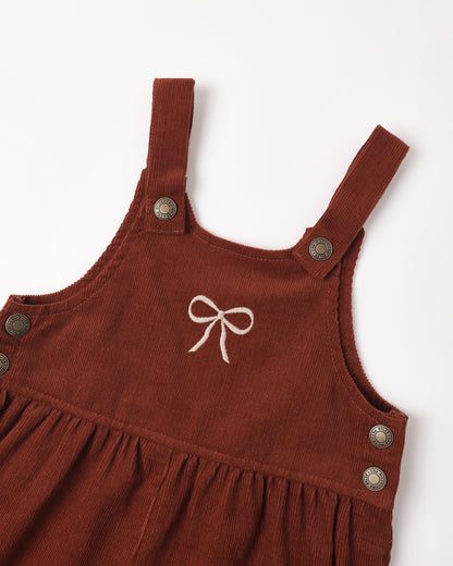 Rylee + Cru Wide Leg Overall - Ruby