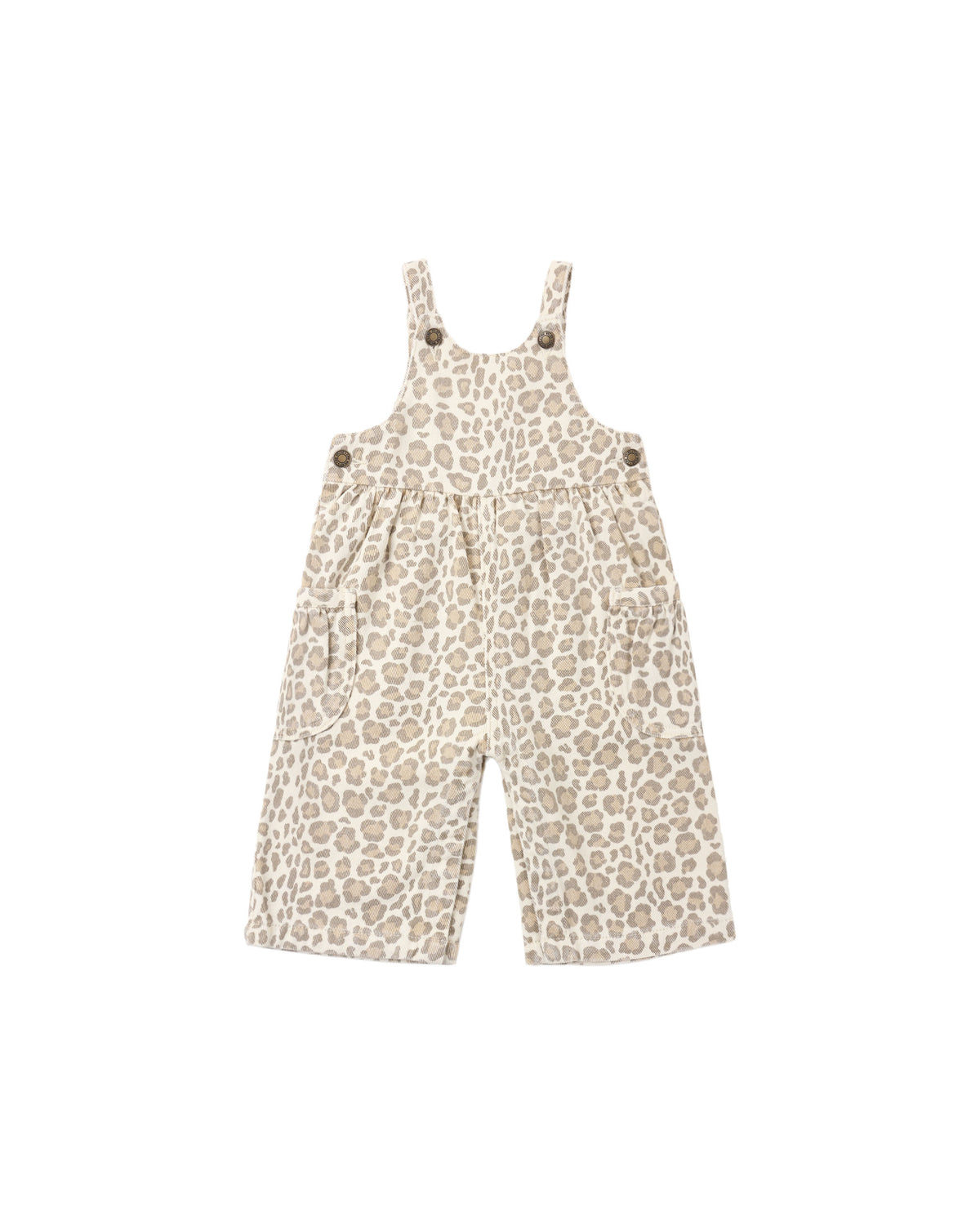 Rylee + Cru Wide Leg Overall - Leopard