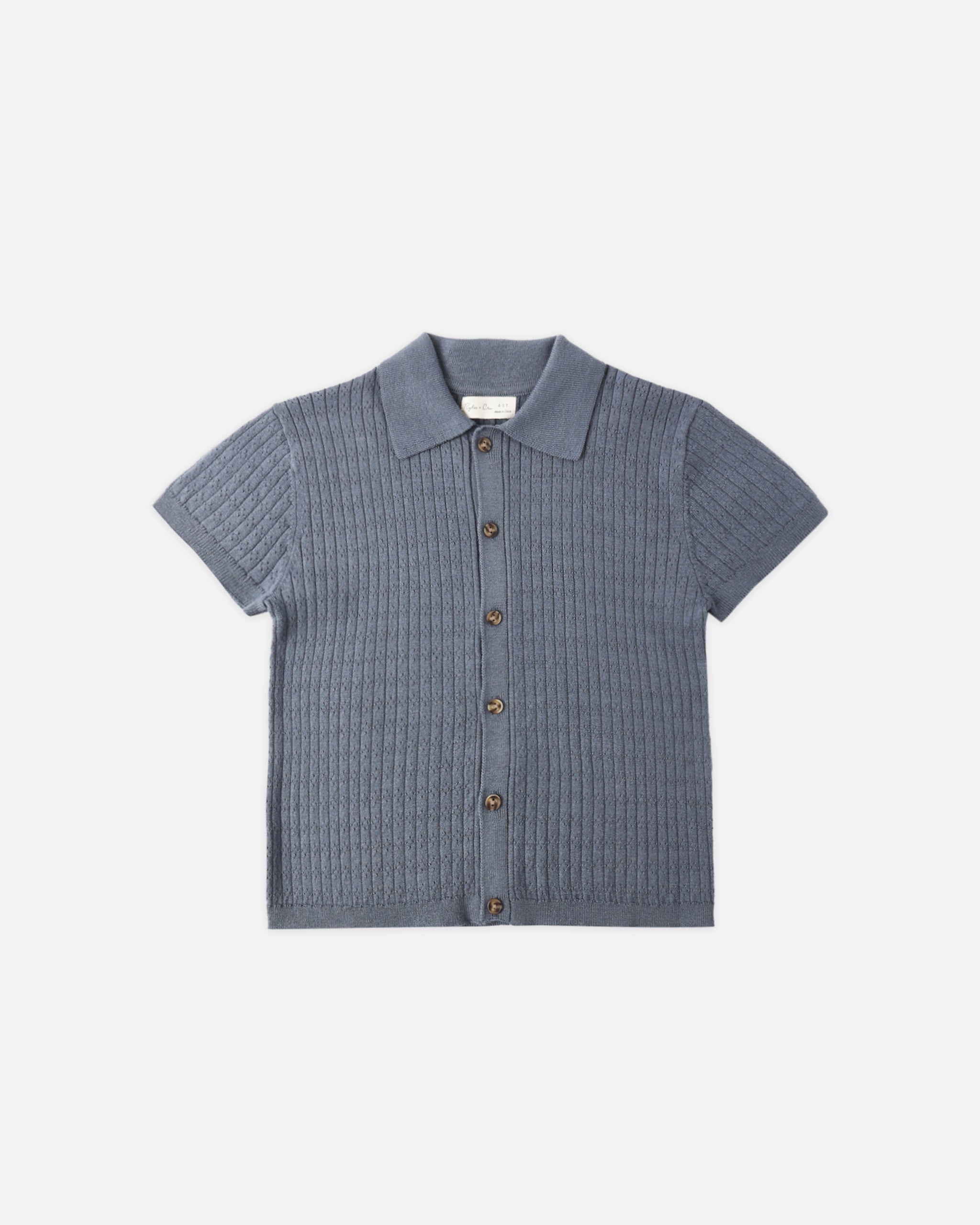 Rylee + Cru Aiden Polo - Marine