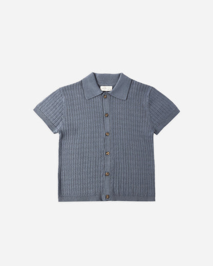 Rylee + Cru Aiden Polo - Marine