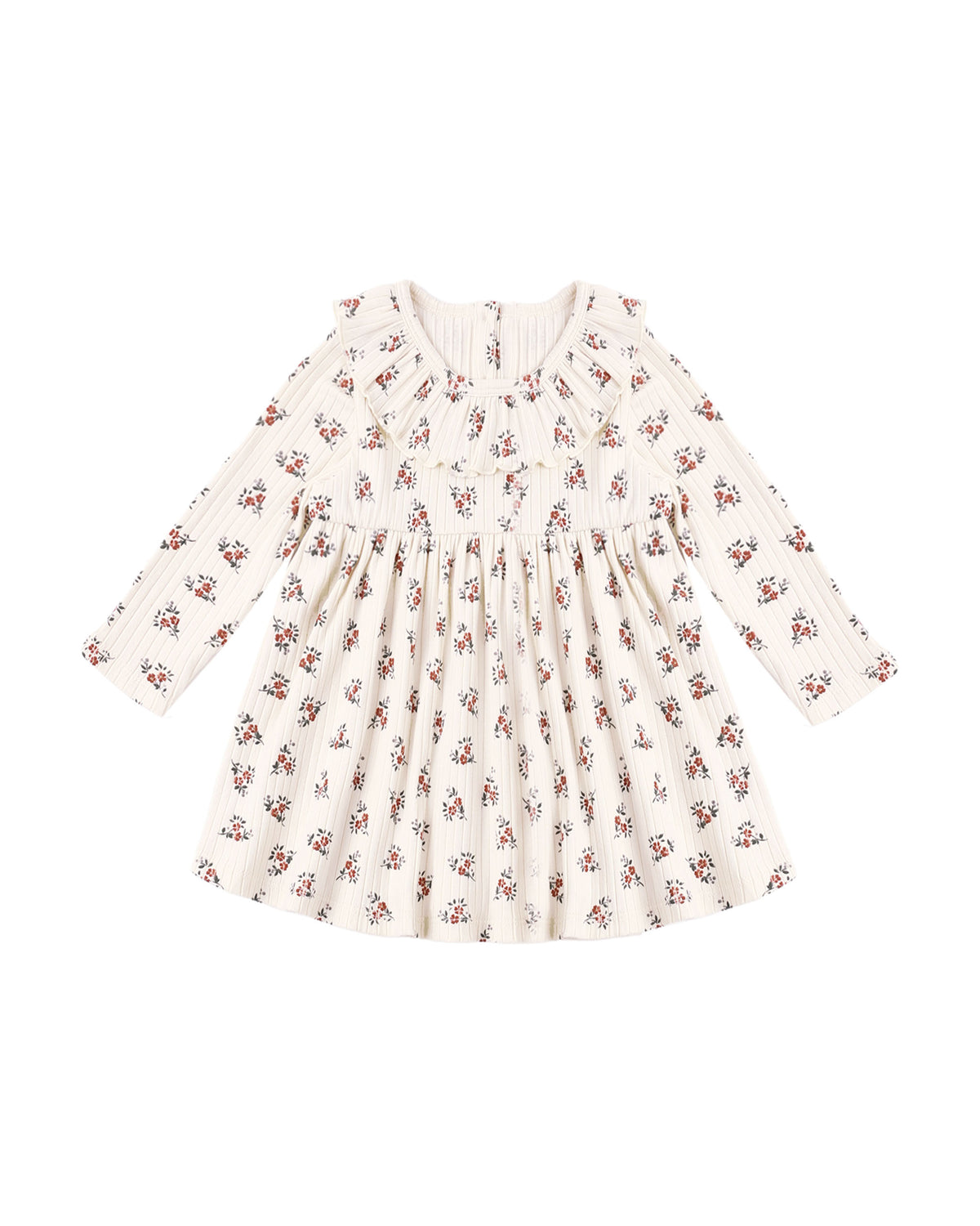 Rylee + Cru Ruffle Collar Dress - Ruby Bloom