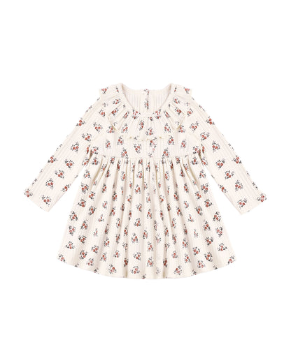 Rylee + Cru Ruffle Collar Dress - Ruby Bloom