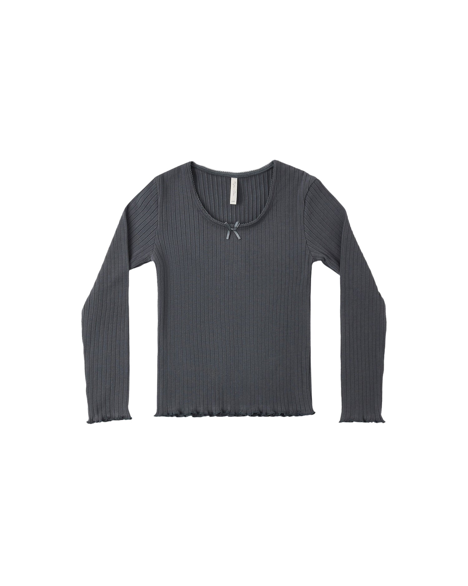 Rylee + Cru Ribbed Long Sleeve - Midnight