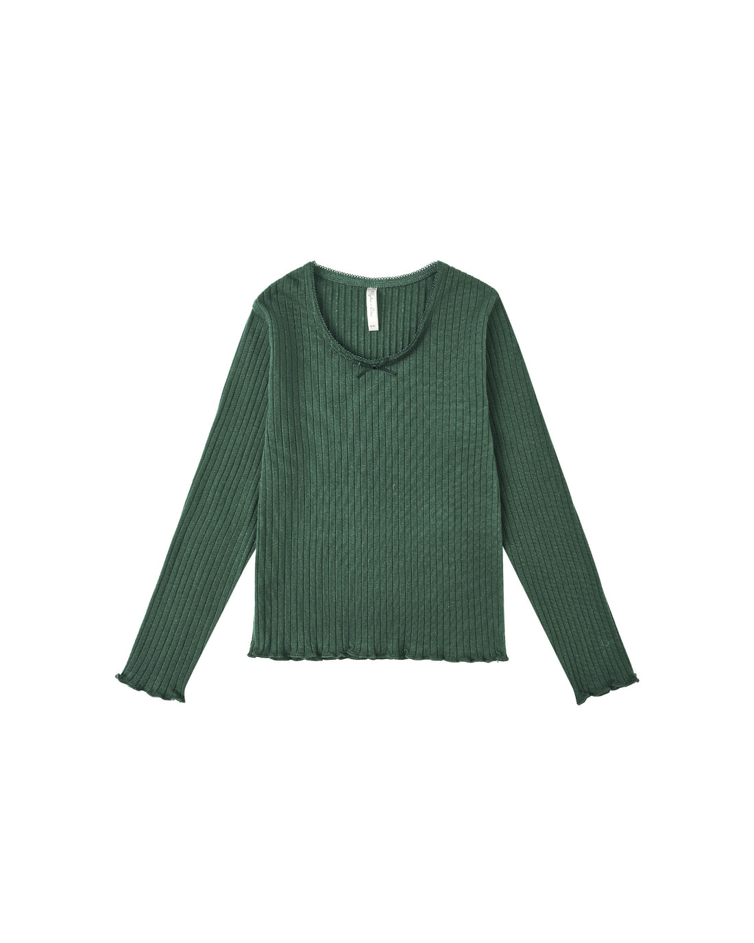 Rylee + Cru Ribbed Long Sleeve - Green
