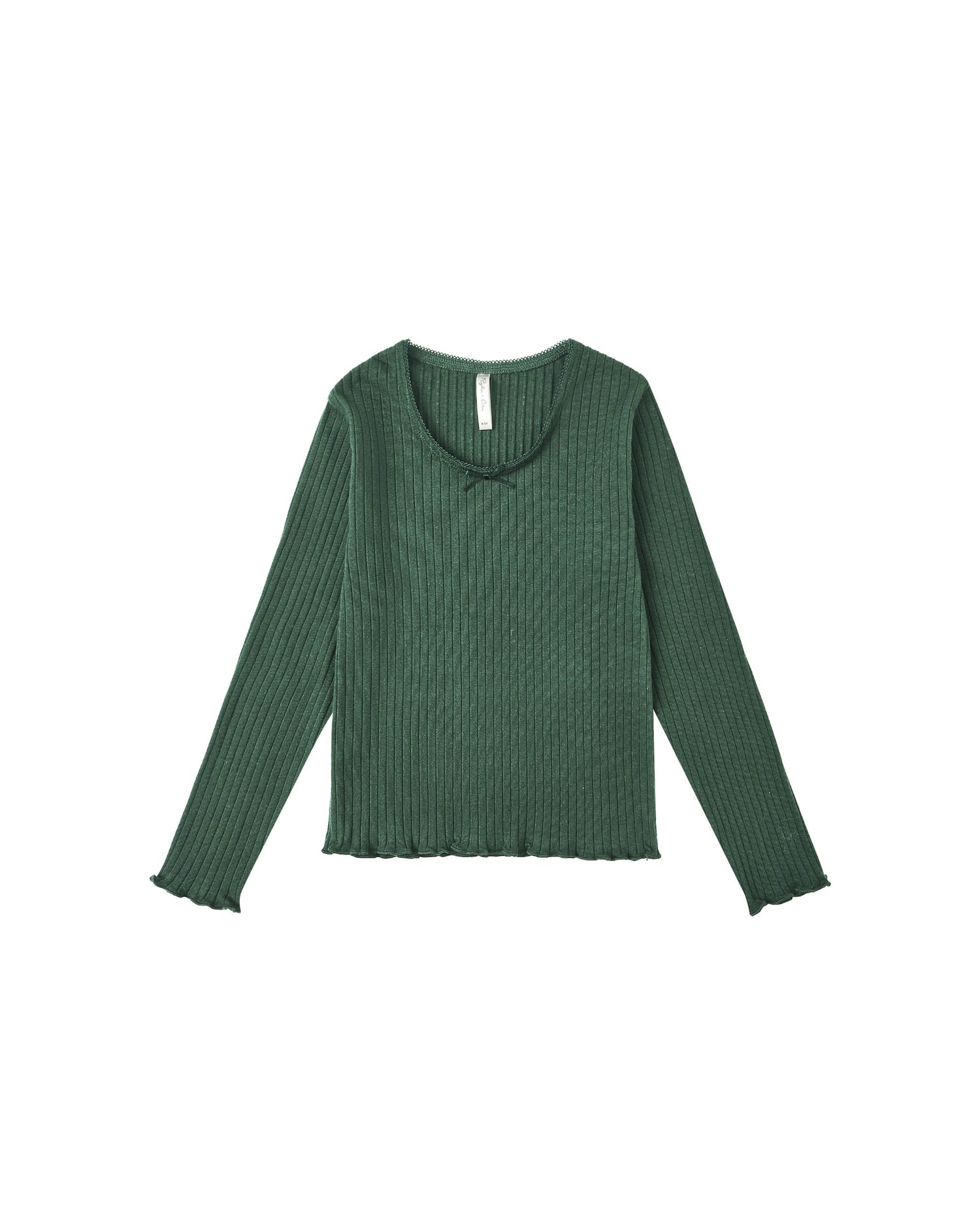 Rylee + Cru Ribbed Long Sleeve - Green