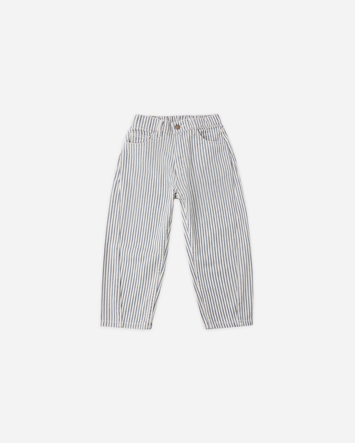 Rylee + Cru Barrel Pant - Railroad Stripe