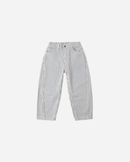 Rylee + Cru Barrel Pant - Railroad Stripe