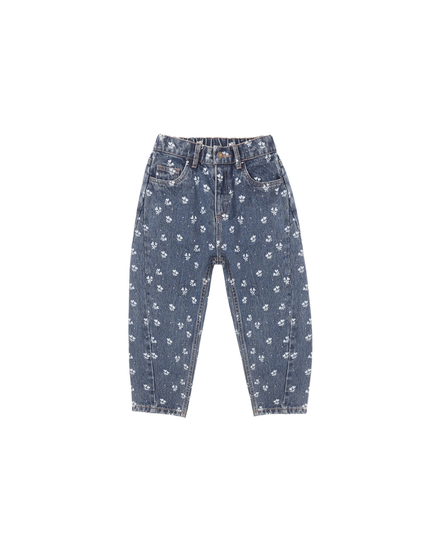 Rylee + Cru Barrel Pant - Heart Ditsy