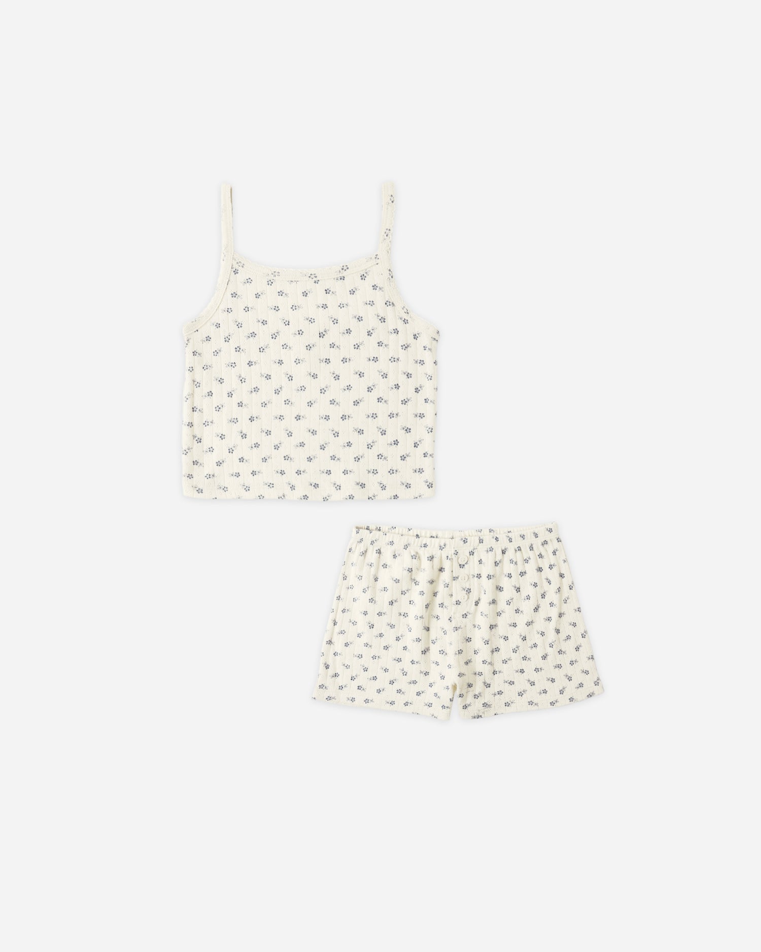 Rylee + Cru Pointelle Lounge Set - Natural