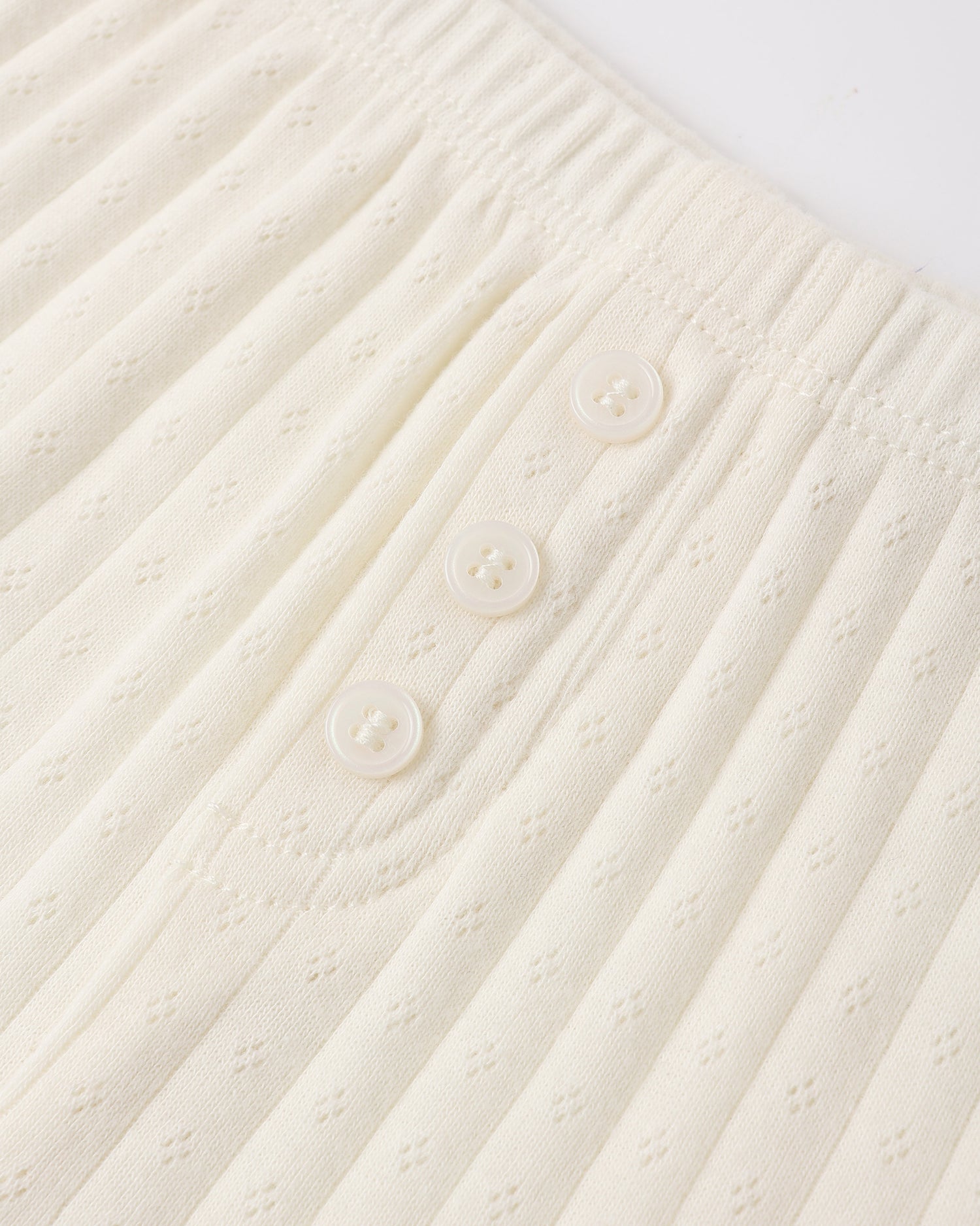 Rylee + Cru Pointelle Lounge Set - Ivory