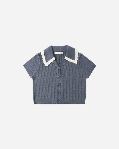 Rylee + Cru Sloane Knit Top - Marine