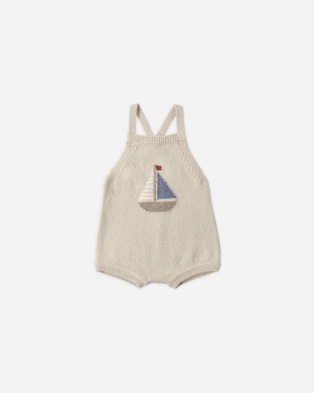 Rylee + Cru Fisher Romper - Sailboat
