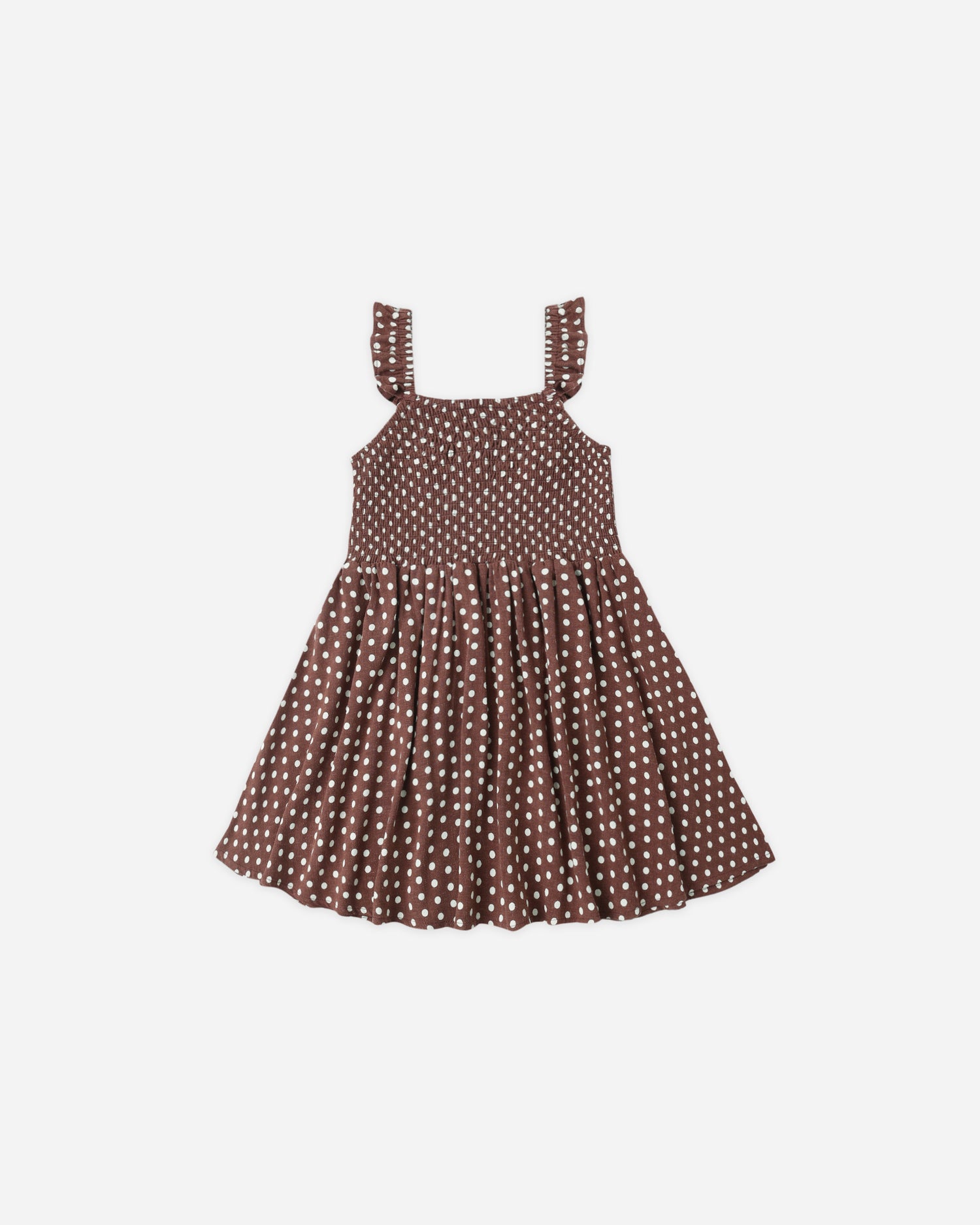 Rylee + Cru Lainey Dress - Chocolate Polka Dot
