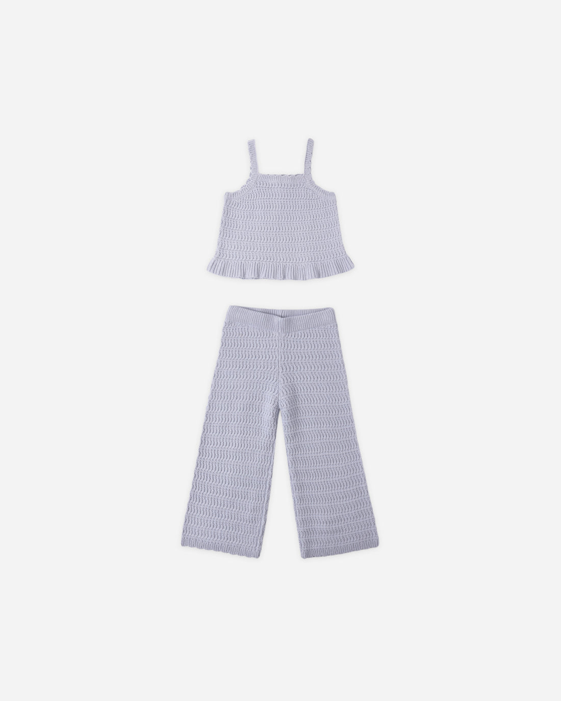 Rylee + Cru Mari Knit Set - Periwinkle