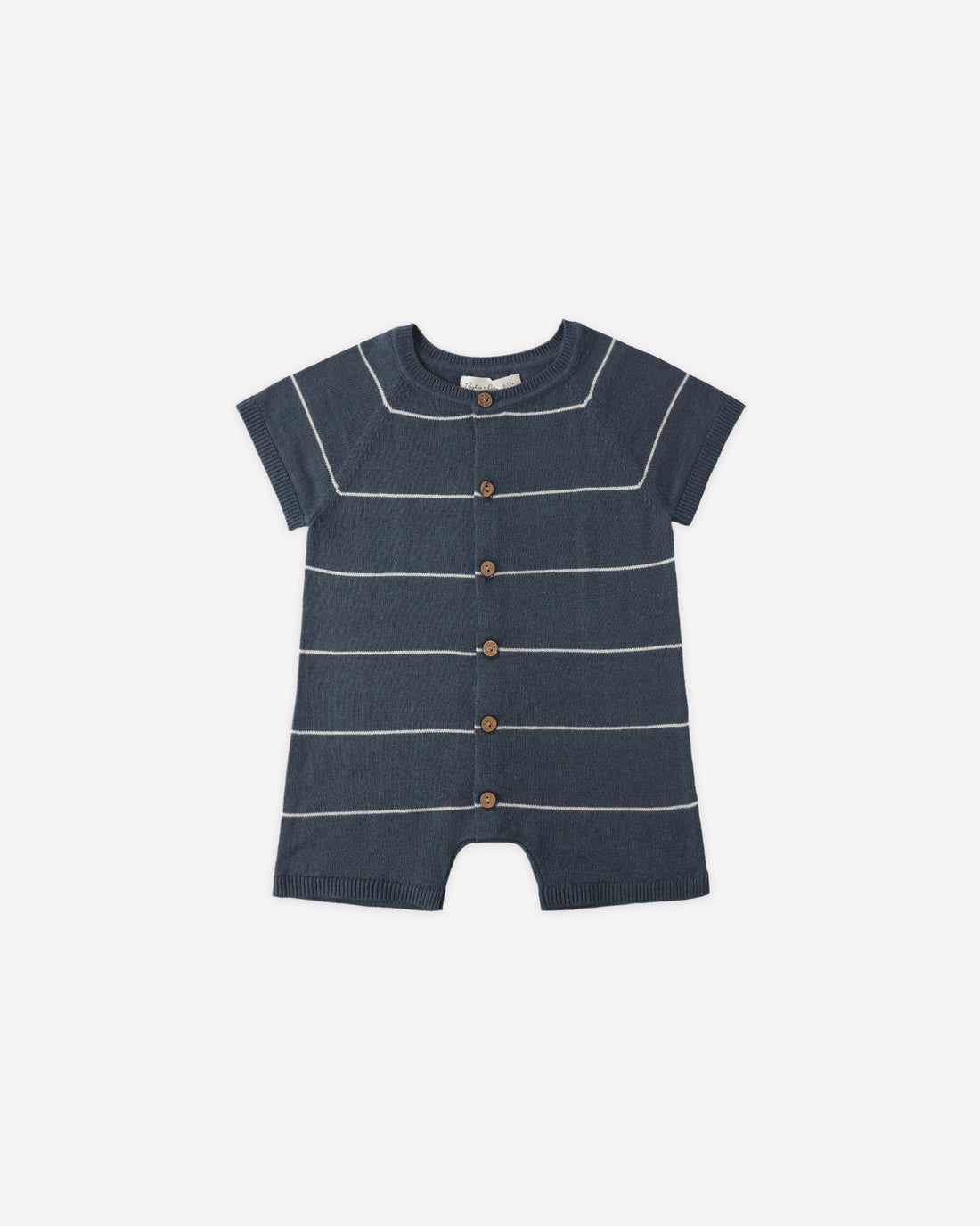 Rylee + Cru Liam Knit Romper - Navy Stripe