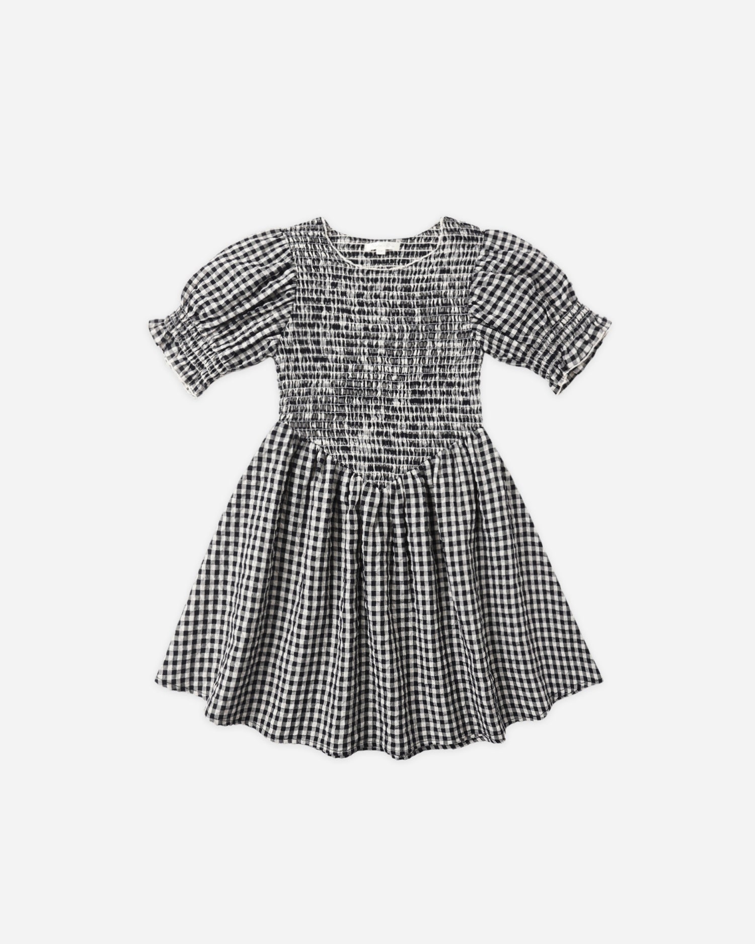 Rylee + Cru Louise Dress - Black Check