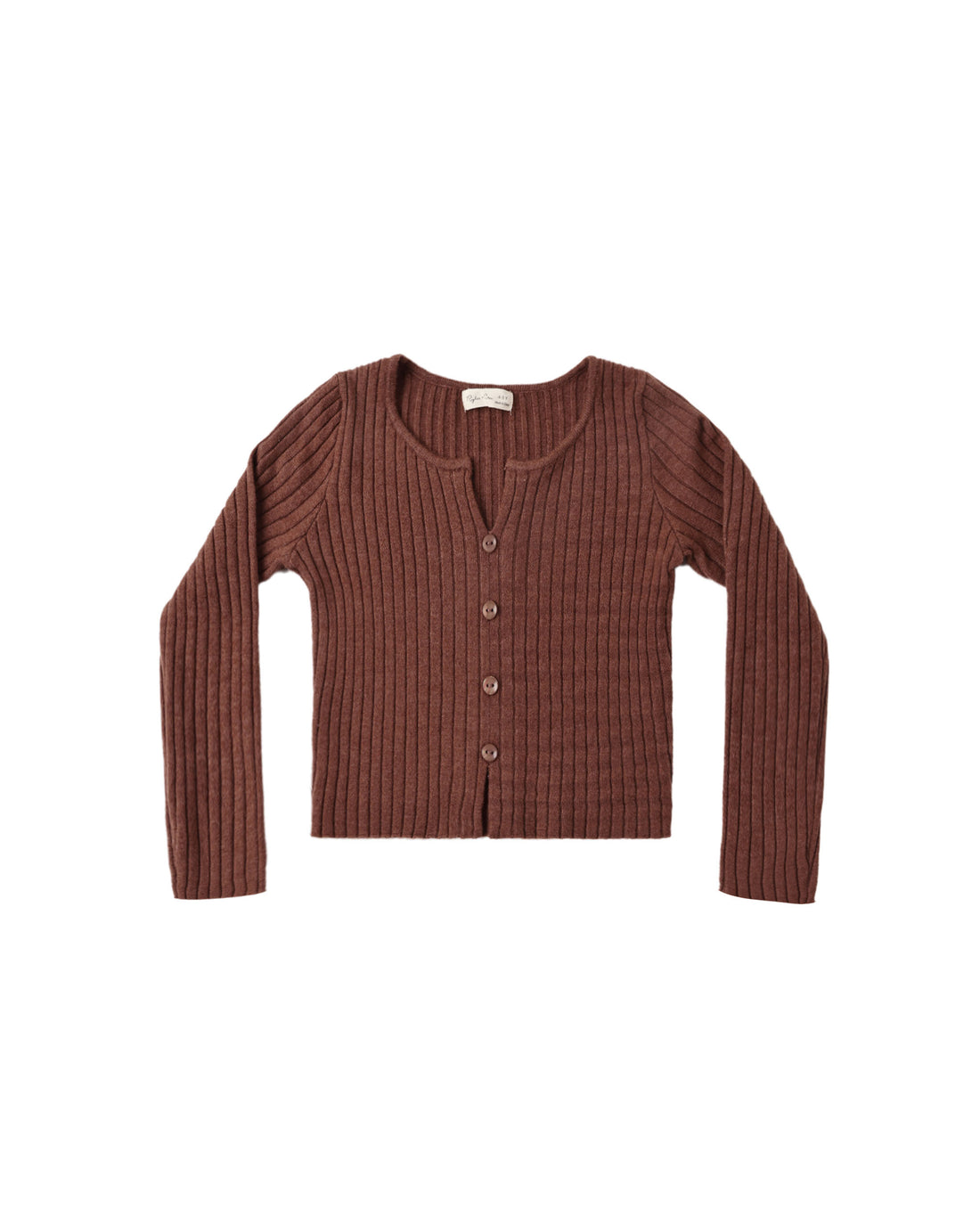 Rylee + Cru Long Sleeve Knit Tee - Mulberry