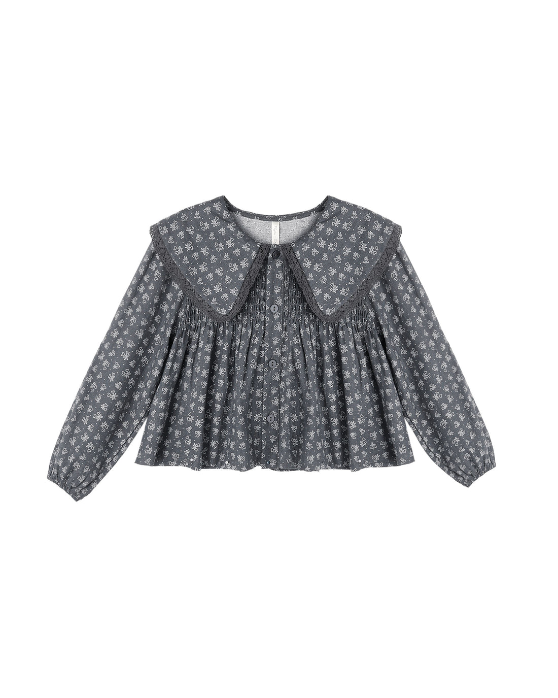 Rylee + Cru Fern Blouse- Heart Ditsy