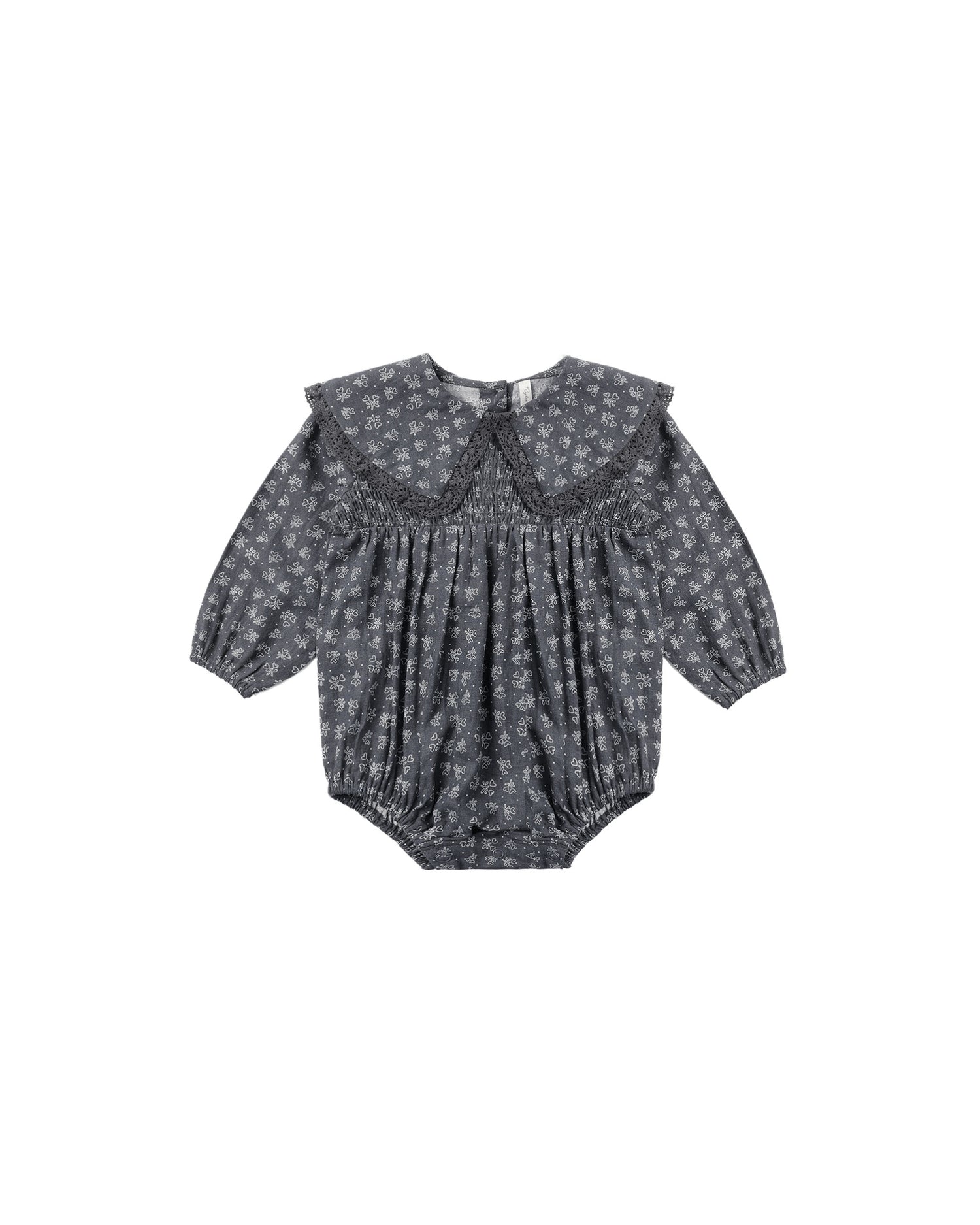 Rylee + Cru Fern Romper - Heart Ditsy