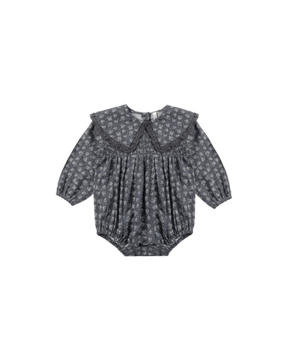 Rylee + Cru Fern Romper - Heart Ditsy