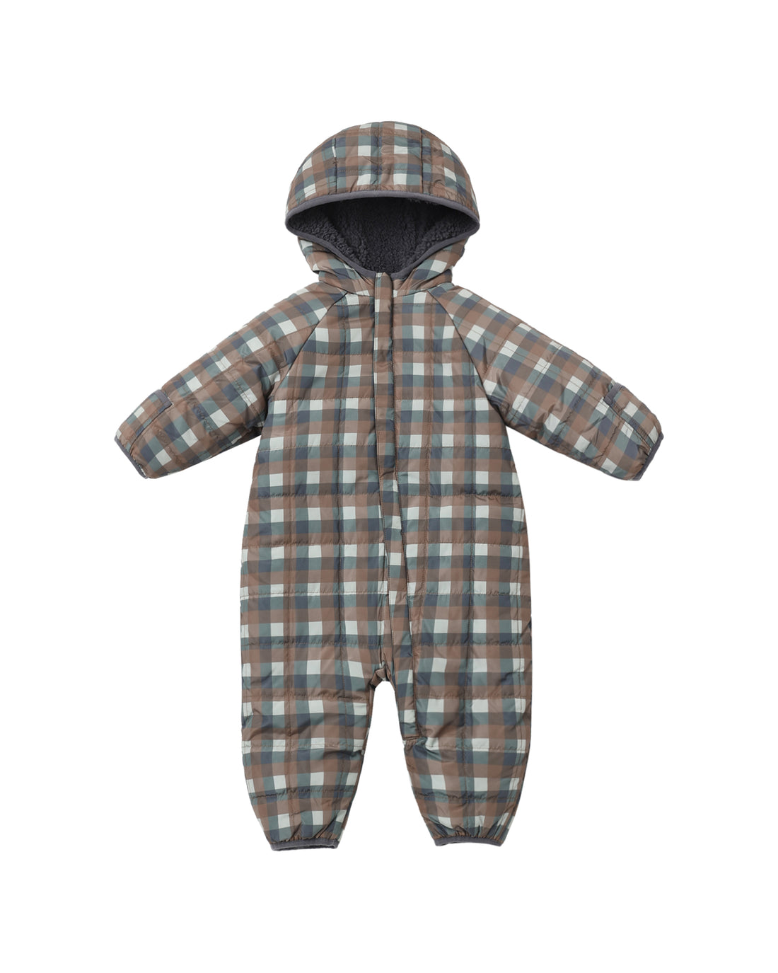 Rylee + Cru Cedar Puffer Suit - Midnight Check