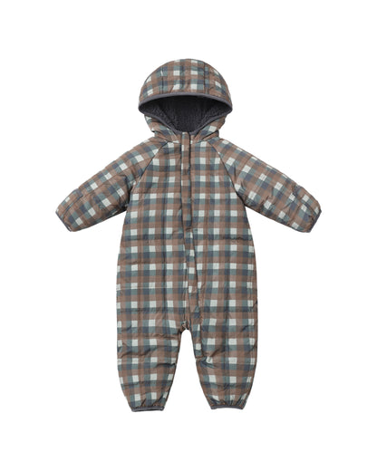 Rylee + Cru Cedar Puffer Suit - Midnight Check