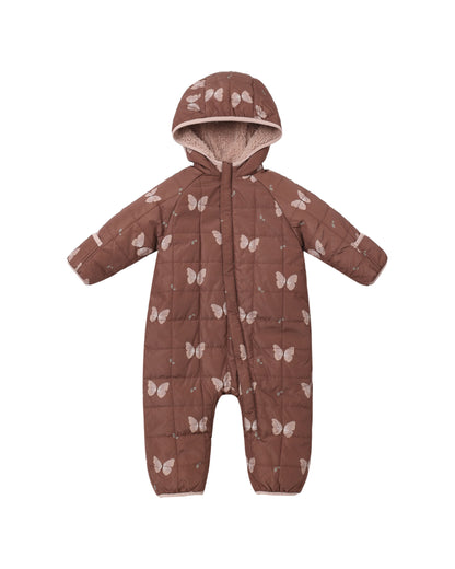 Rylee + Cru Cedar Puffer Suit - Butterflies